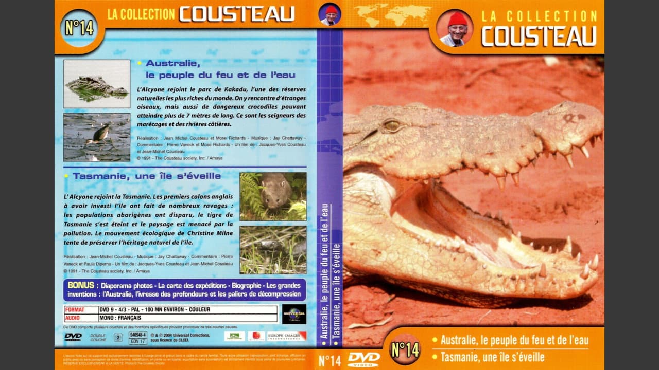 La collection Cousteau N°14 | Australie: le peuple de l’eau et du feu | Tasmanie, une île s'éveille