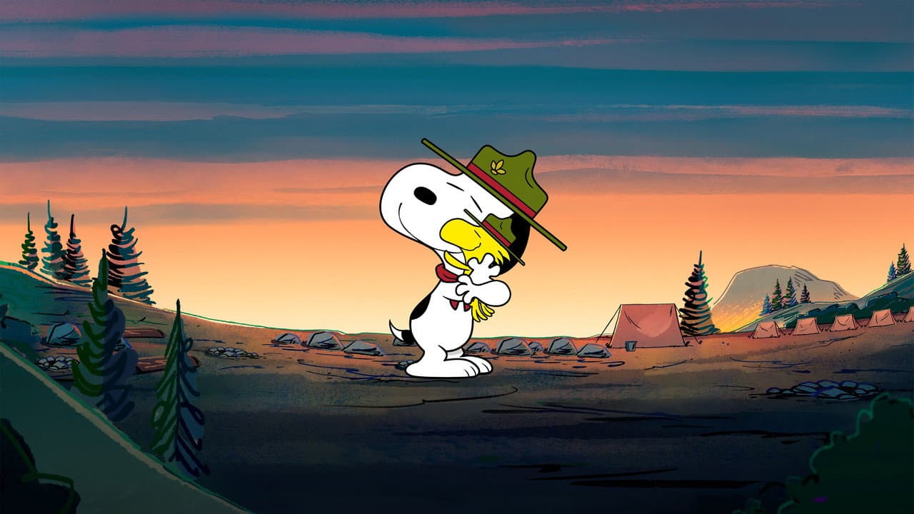Snoopy Vai Acampar