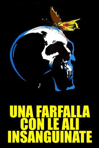 Una farfalla con le ali insanguinate